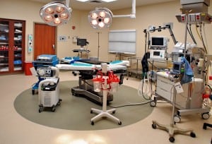 Commercial Interior Photography, Hospital Operating Room